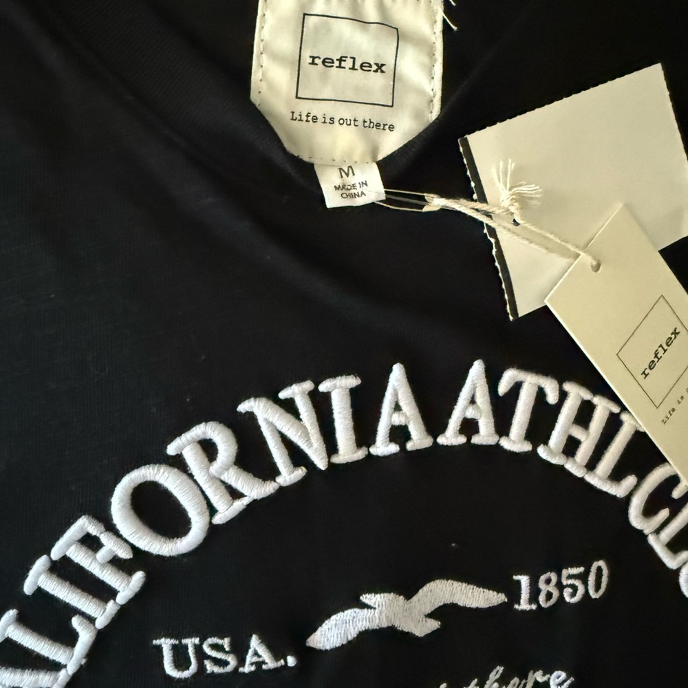 Reflex Black California Athl Club Tee